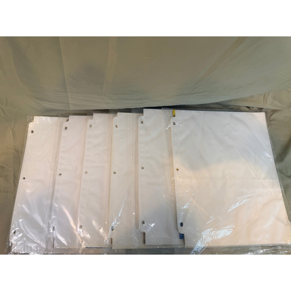 Lot of 6 Avery Write-On Photo Pages 10-Pack 74416 3-Ring Binder Archival 60ct - Picture 4 of 4
